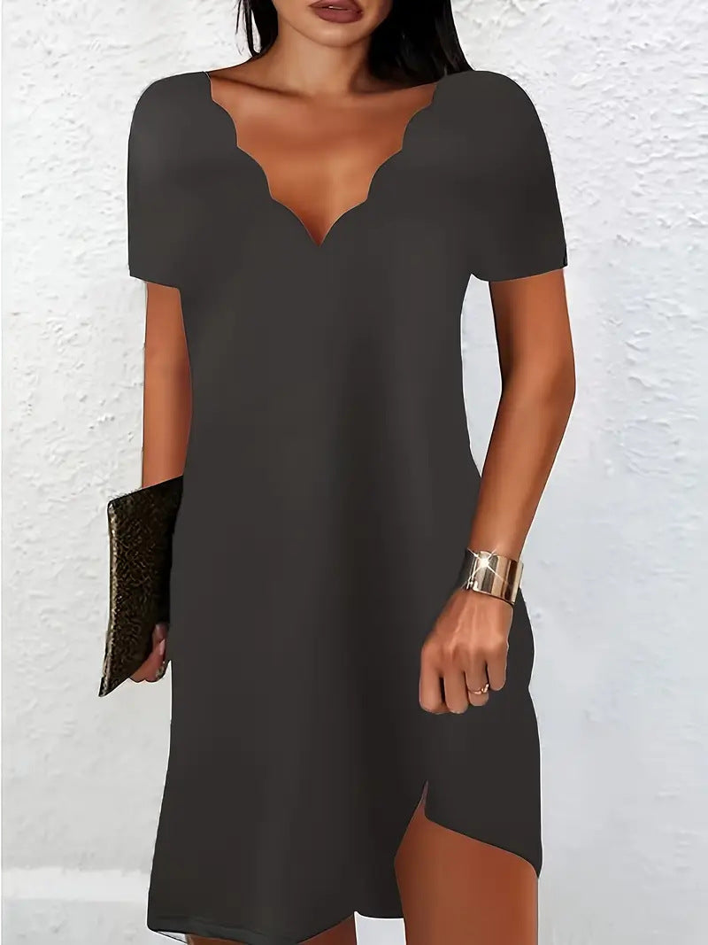 Wave V-Neck Dress