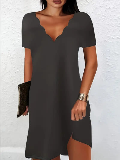 Wave V-Neck Dress