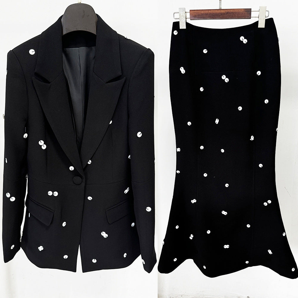 Sequin Blazer Suit