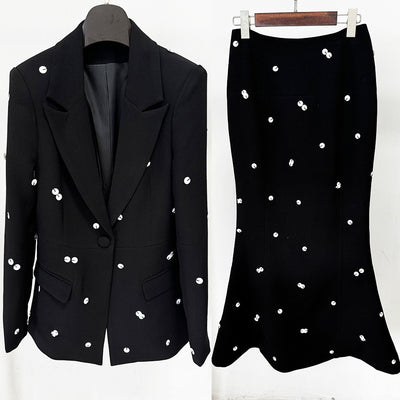 Sequin Blazer Suit