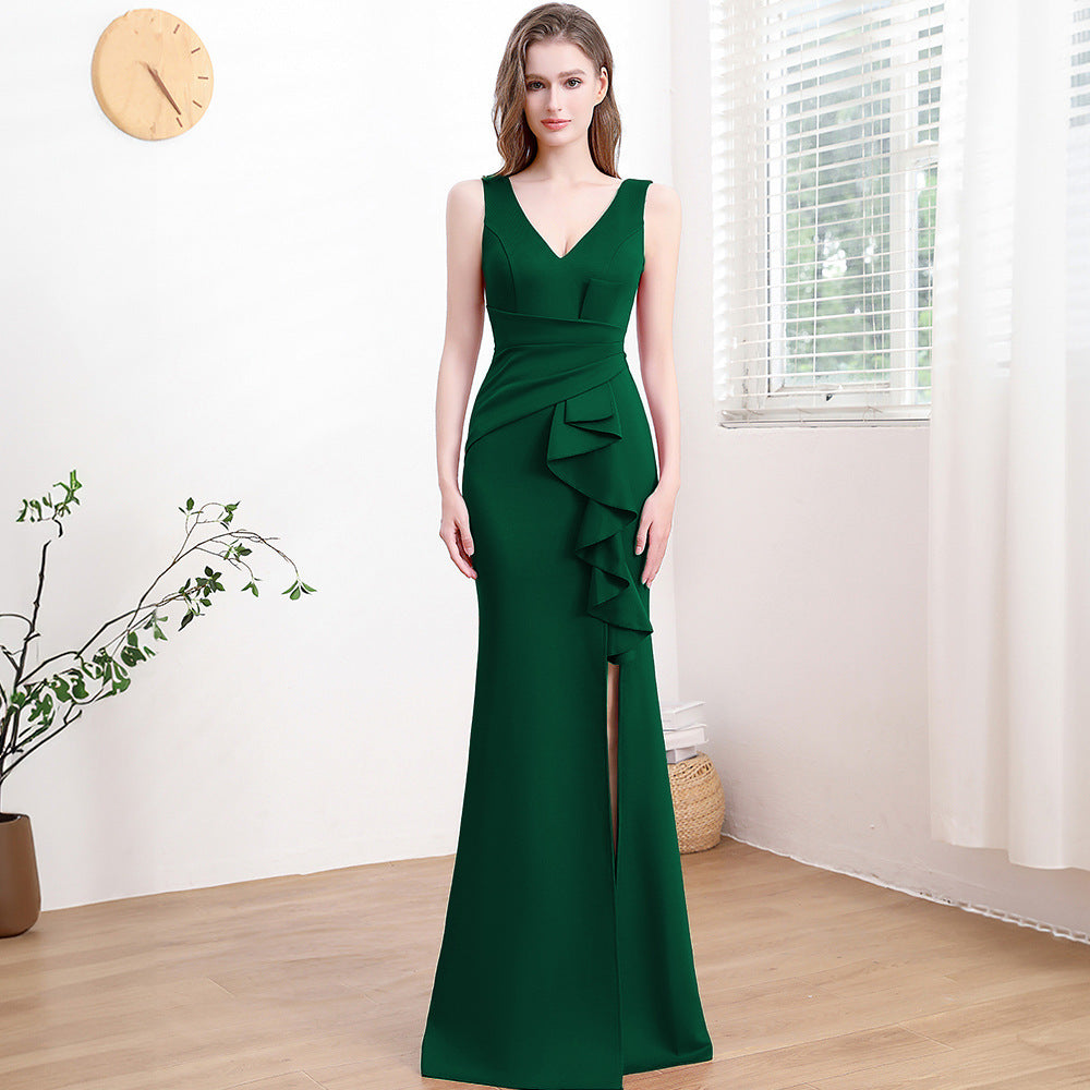 Women Luxury Simple Evening Dress - Shé Hauté