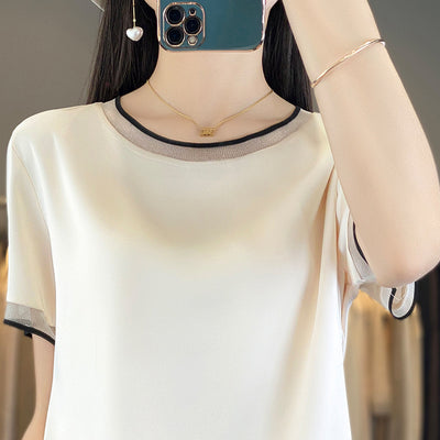 Satin Silk Tee