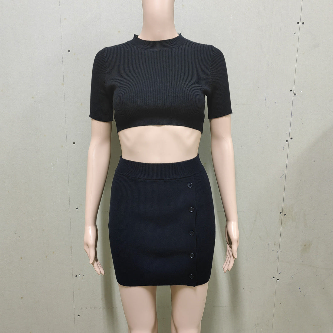Knitted Crop Set