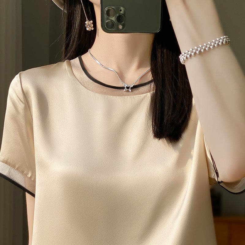 Satin Silk Tee