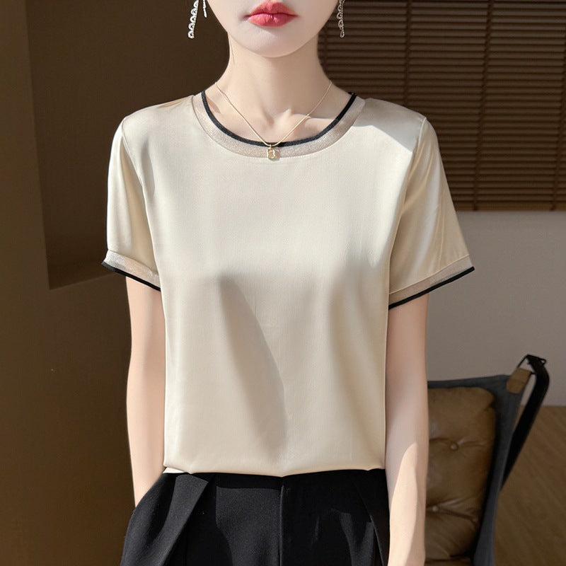 Satin Silk Tee