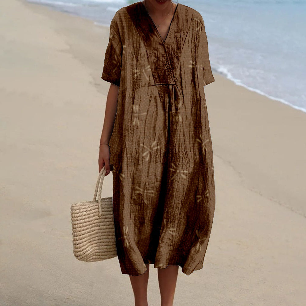 Robe de vacances imprimée