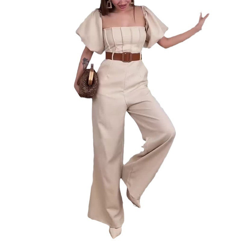 Square Collar Jumpsuit