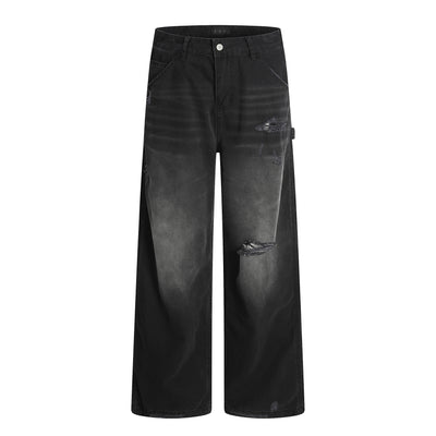 American Retro Tattered Jeans Jeans - Shé Hauté