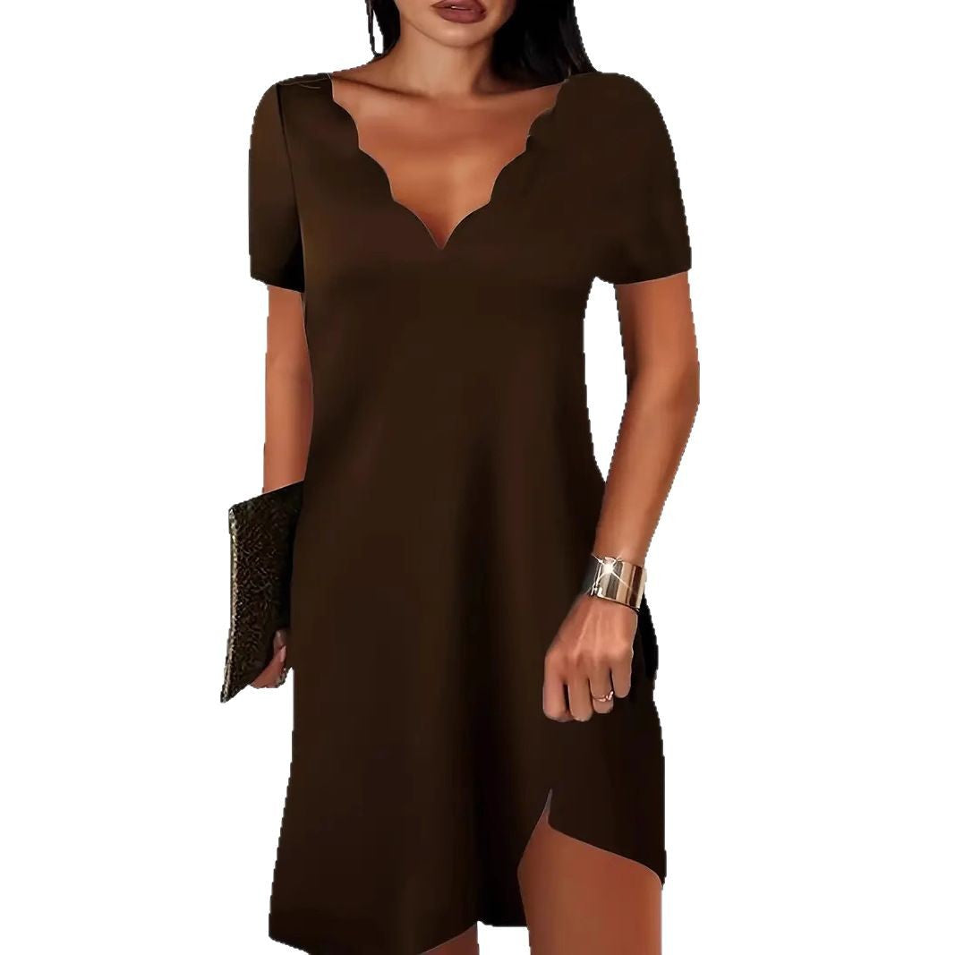 Wave V-Neck Dress
