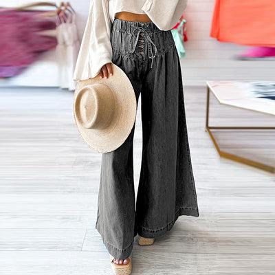 Solid Wide Pants