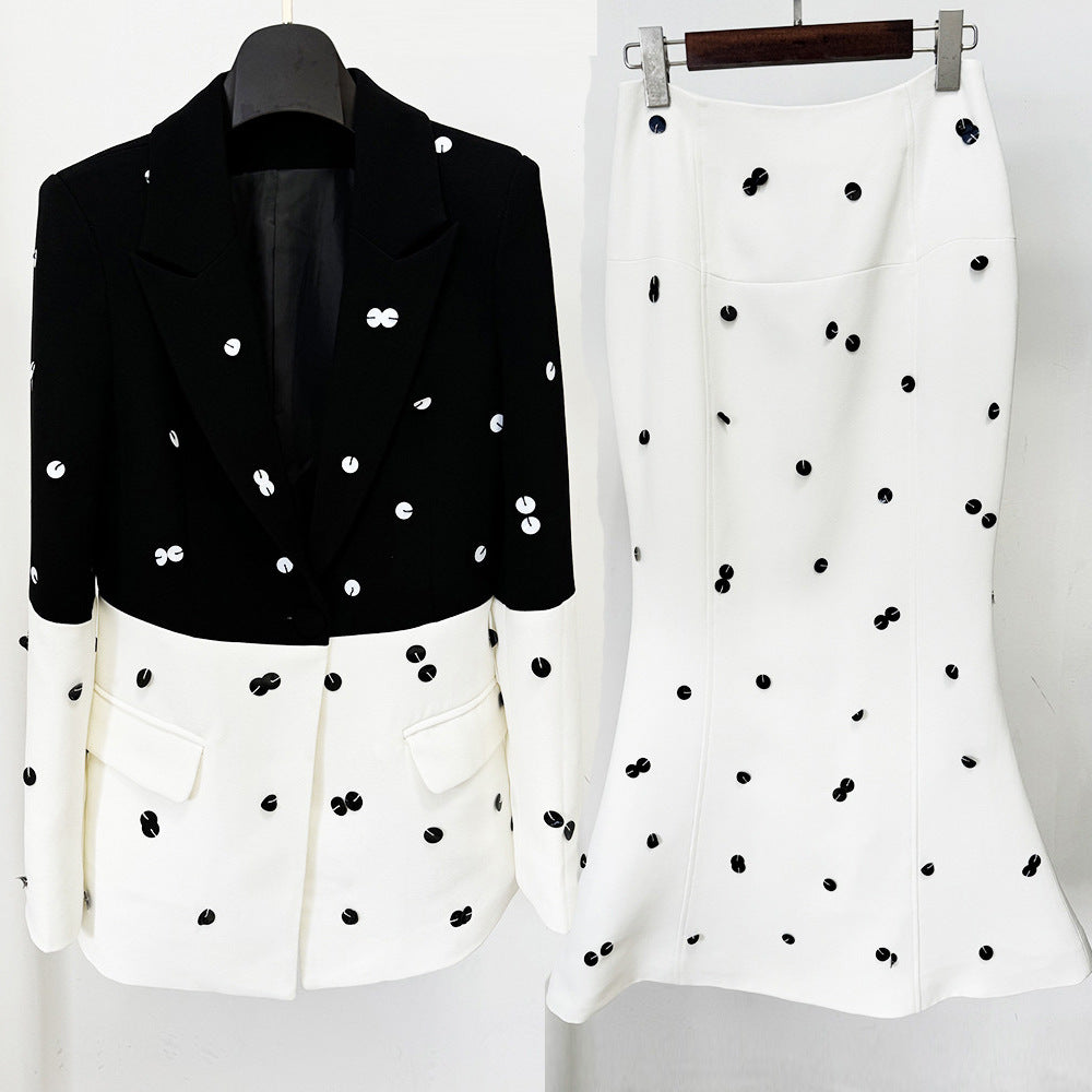 Sequin Blazer Suit