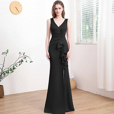 Women Luxury Simple Evening Dress - Shé Hauté