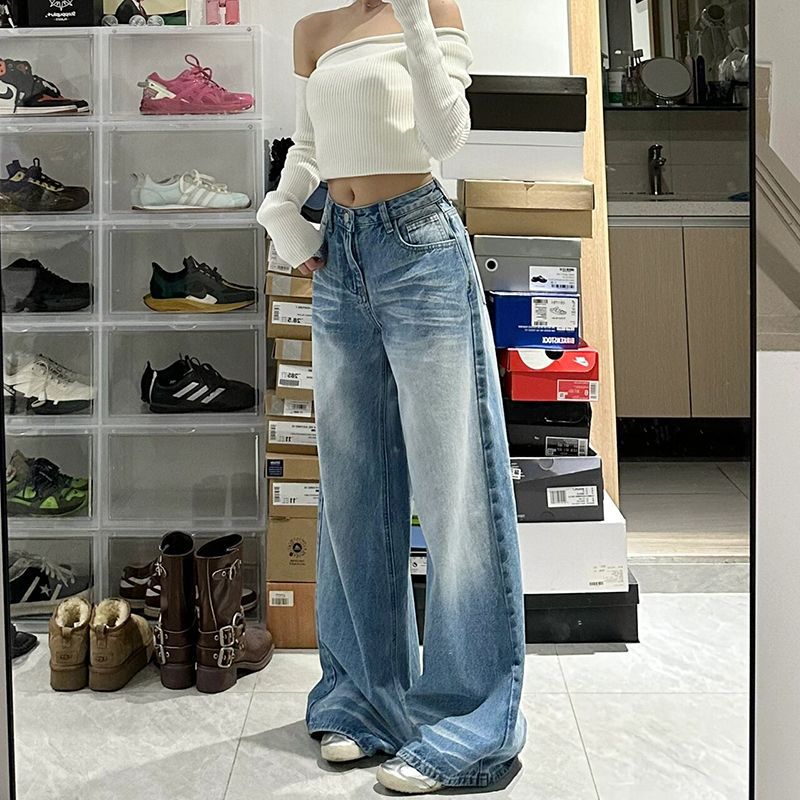 Retro Straight-leg Jeans
