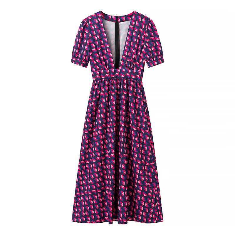 Split Hem Lady Dress