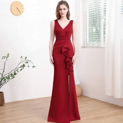 Women Luxury Simple Evening Dress - Shé Hauté
