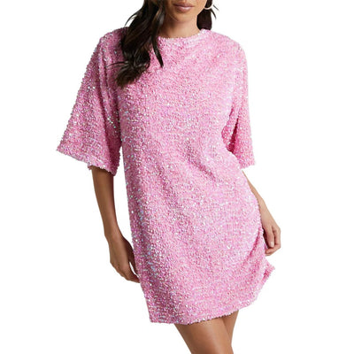 Robe chic à paillettes