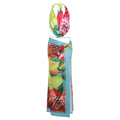 Halter Skirt Set