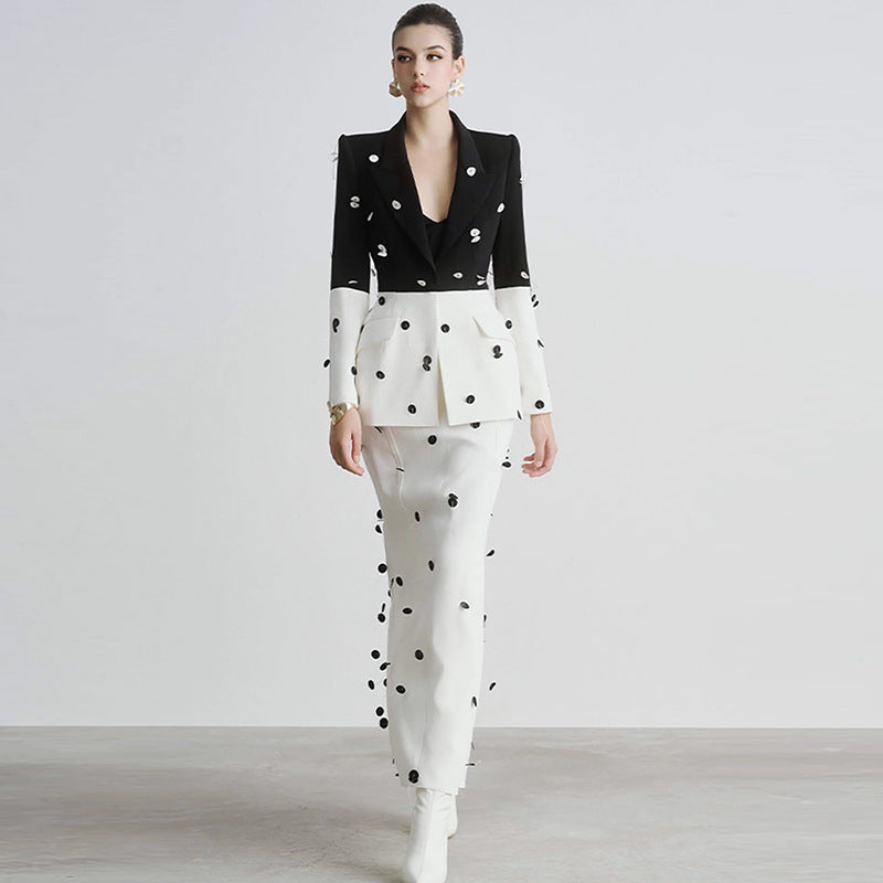 Sequin Blazer Suit