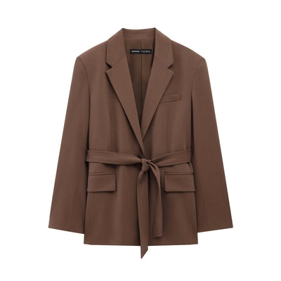 Belted Blazer Suit