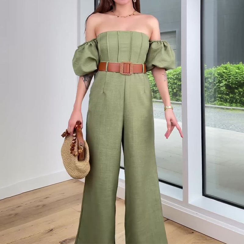 Square Collar Jumpsuit