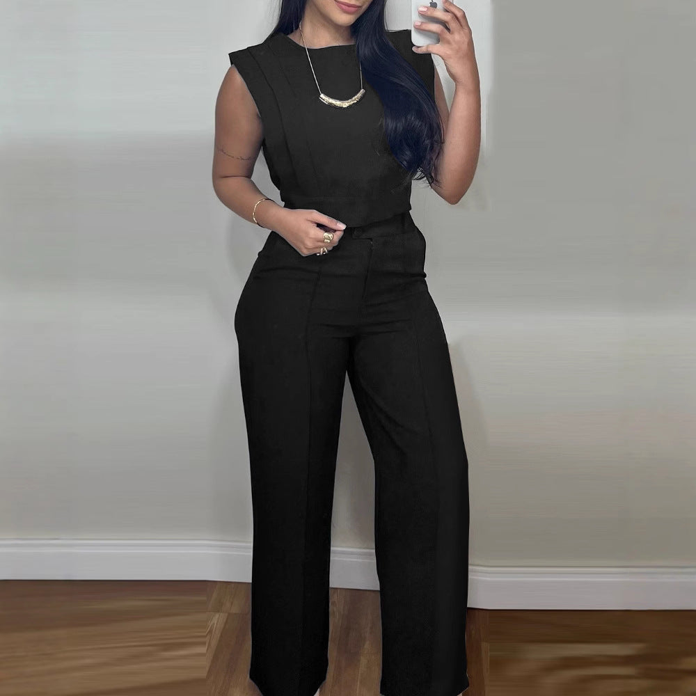 Sleeveless Top & Trousers