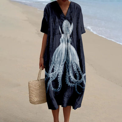 Robe de vacances imprimée