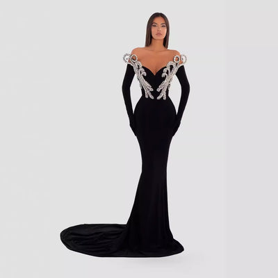 Slimming Sequin Long Dress - Shé Hauté