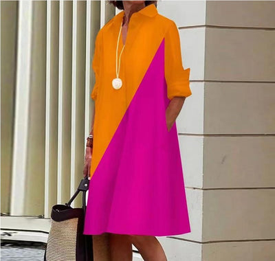 Impression de robe féminine