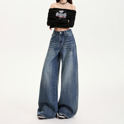 Women's Loose Fit Denim Pants - Shé Hauté