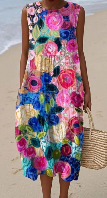 Printed Summer Maxi