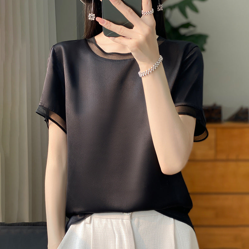 Satin Silk Tee