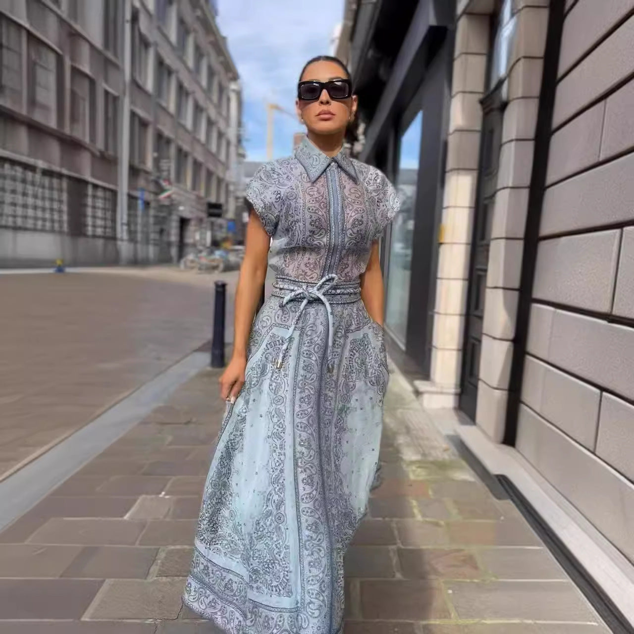 Catwalk Print Suit
