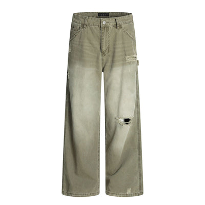 American Retro Tattered Jeans Jeans - Shé Hauté