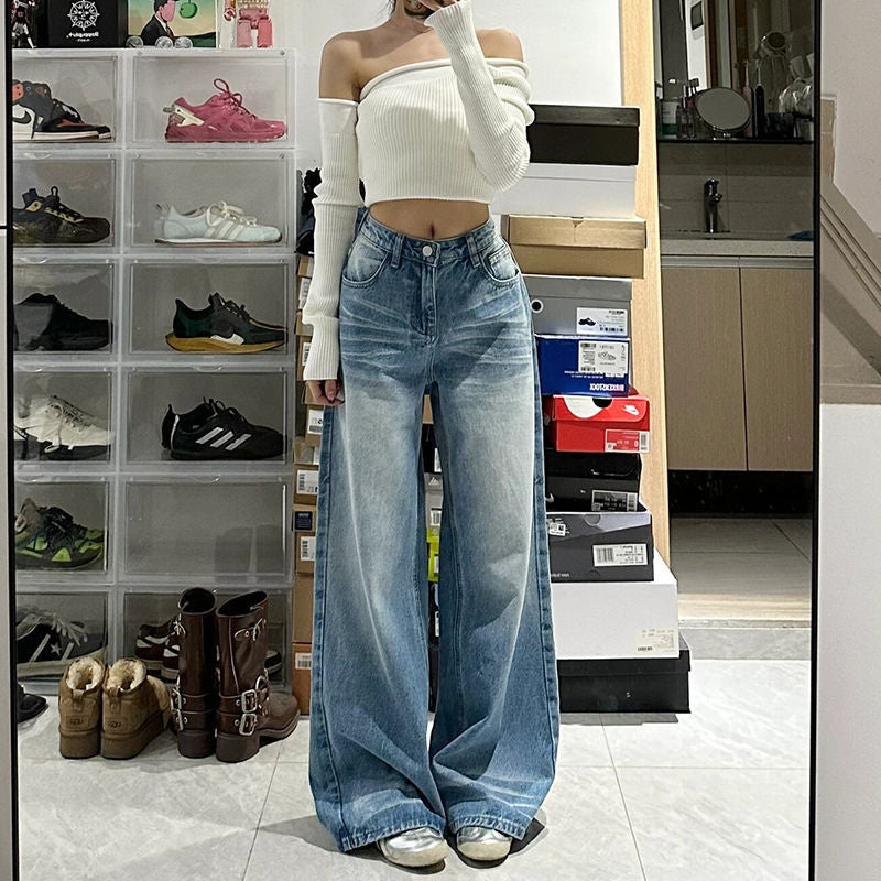 Retro Straight-leg Jeans