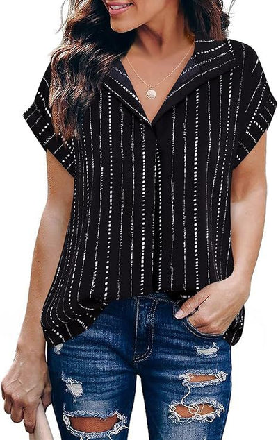 Chemise à rayures tendance