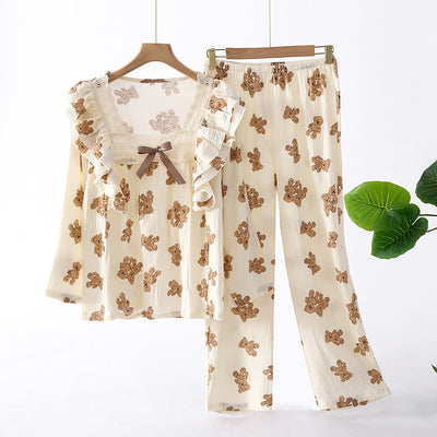 Bowknot Bear Suit Set