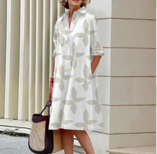 Impression de robe féminine