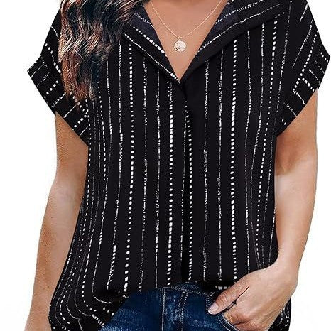 Chemise à rayures tendance