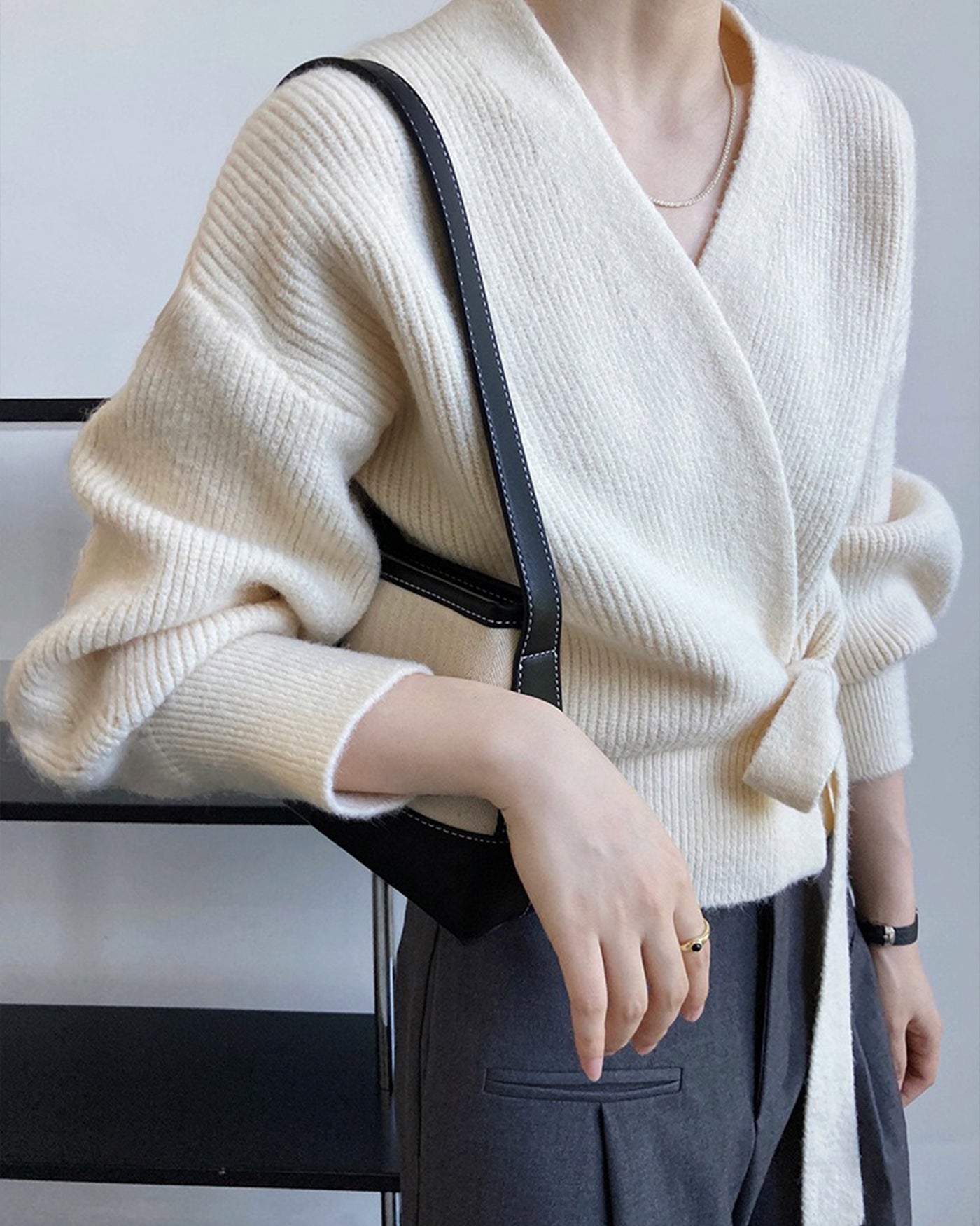 Women's French Knit Cardigan