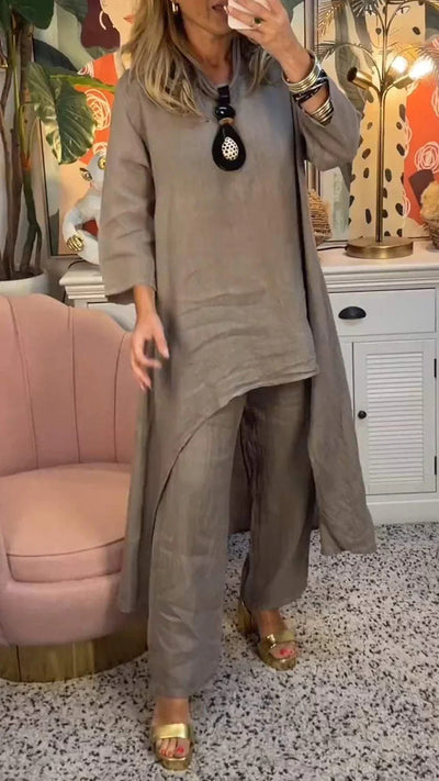 Irregular Crop Suit