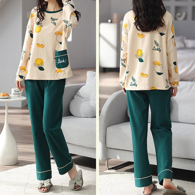 Printed Pajama Set