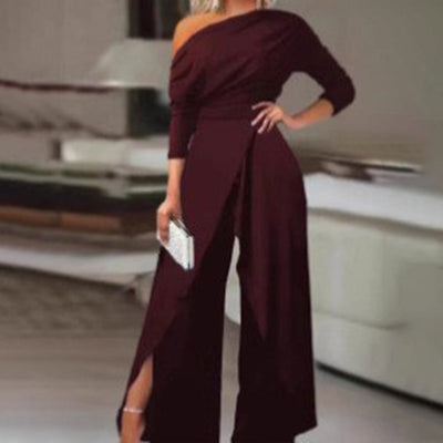 Party Pleated Waist Jumpsuit