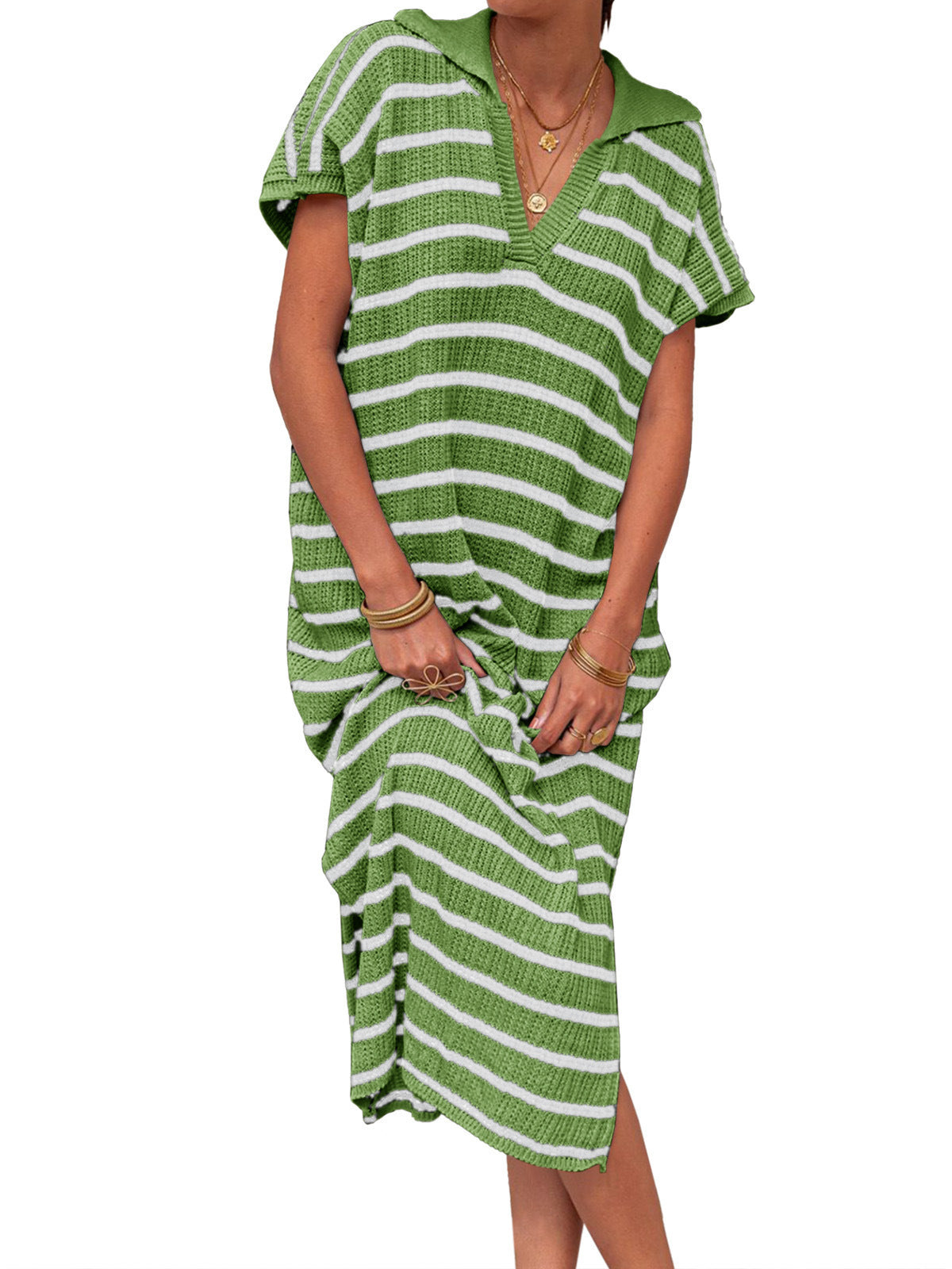 Robe pull fendue