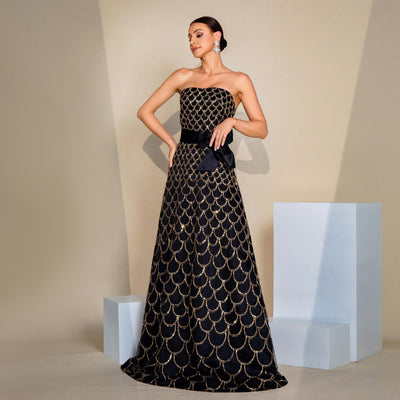 Robe de soirée brillante
