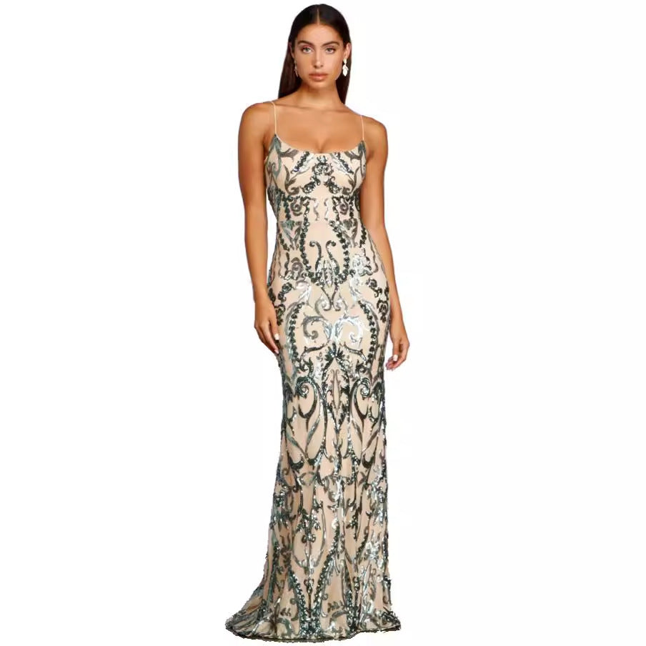 Robe à paillettes tendance