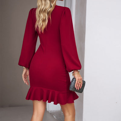 Graceful Puff Dress