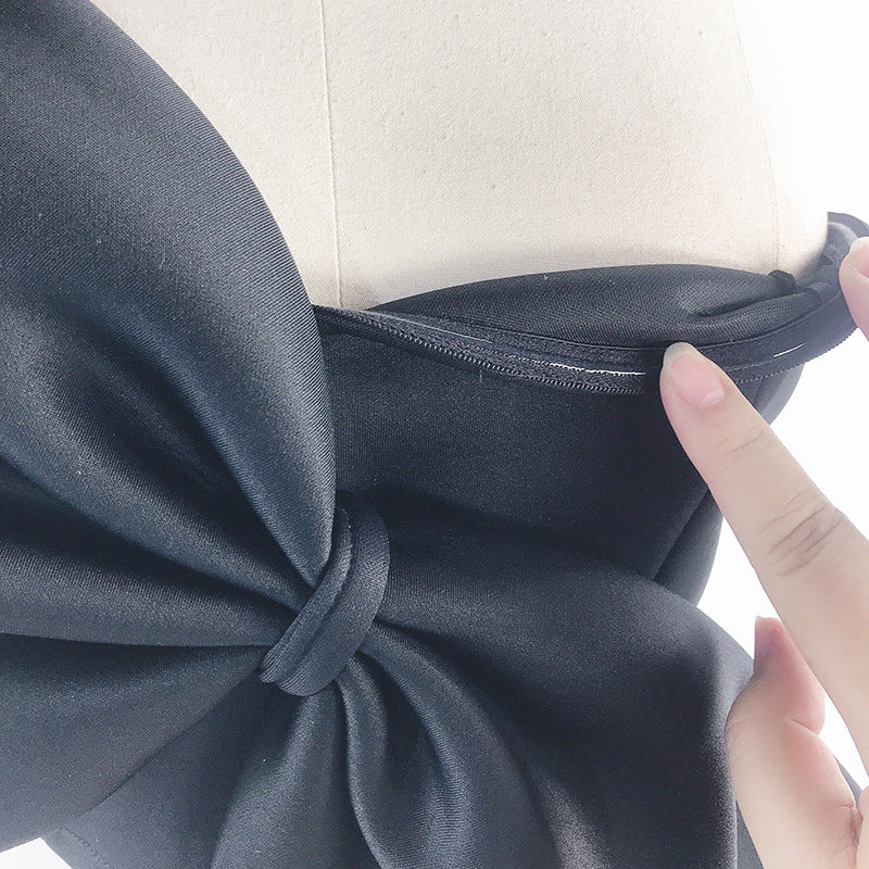 Crop Off Shoulder Bow