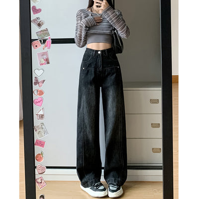 Wide-Leg High Waist Trousers - Shé Hauté