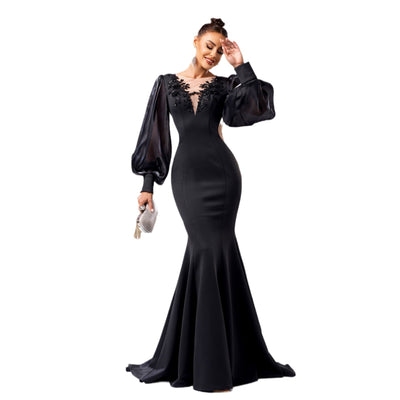 Robe queue de poisson élégante