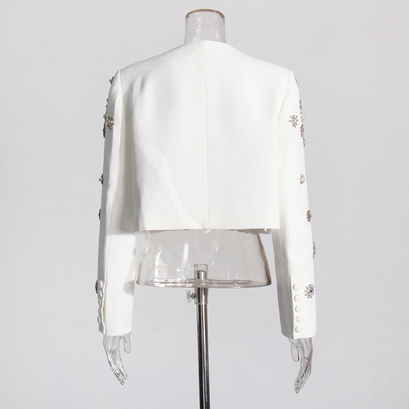 Ensemble pantalon fendu chic